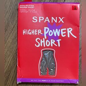 SPANX higher power Shaper Short in Cafe. Au Lait color size L NWT